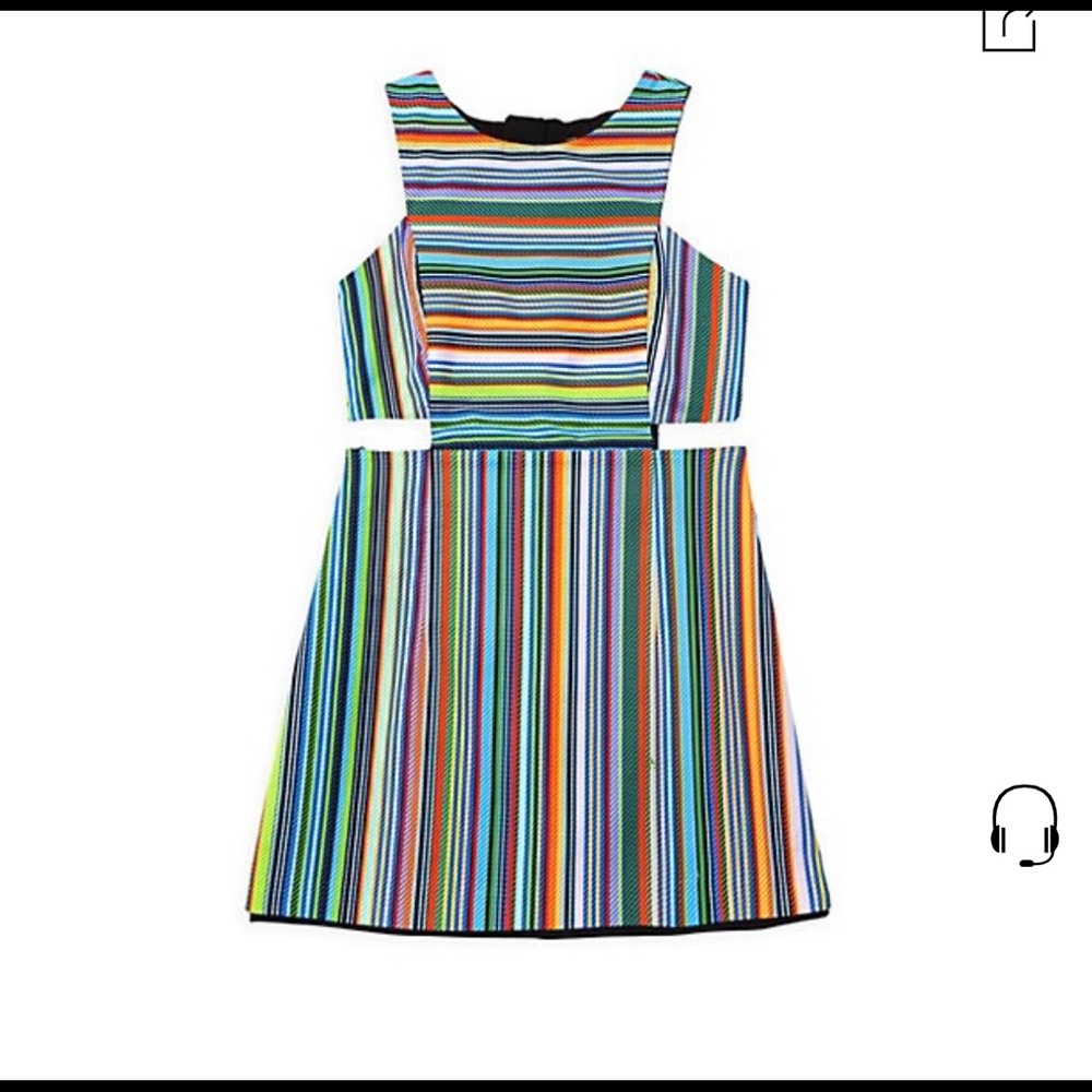 Milly minis girls cut out dress